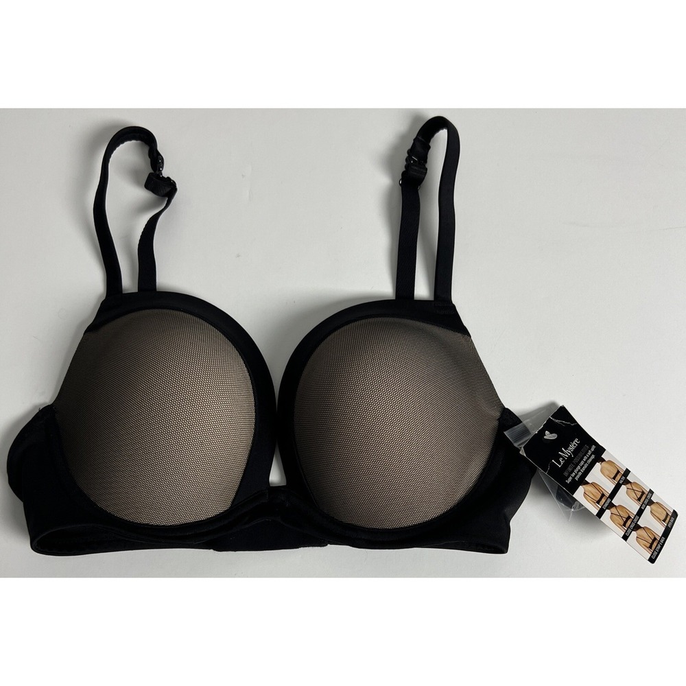 Le Mystere Womens Bra Size 32C Infinite Possibilities 1124 Convertible Black B36
